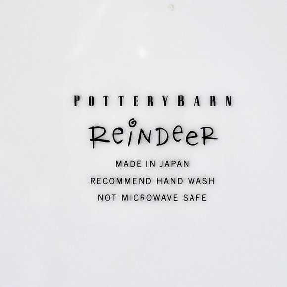 Pottery Barn Christmas Santa's Reindeer Porcelain Salad Plate - Prancer - Picture 4 of 4